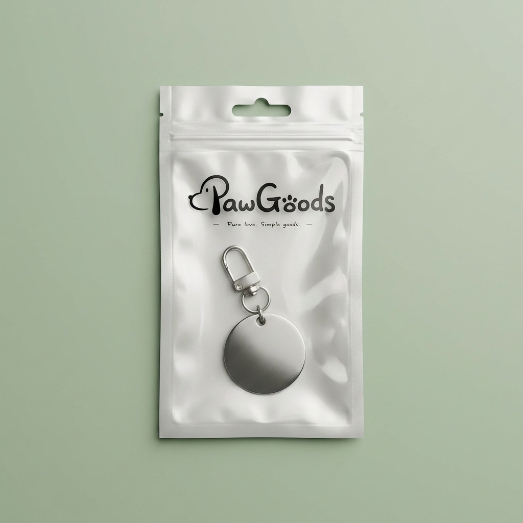Custom Engraved Stainless Steel Pet ID Tag