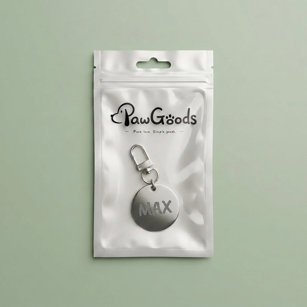 Custom Engraved Stainless Steel Pet ID Tag