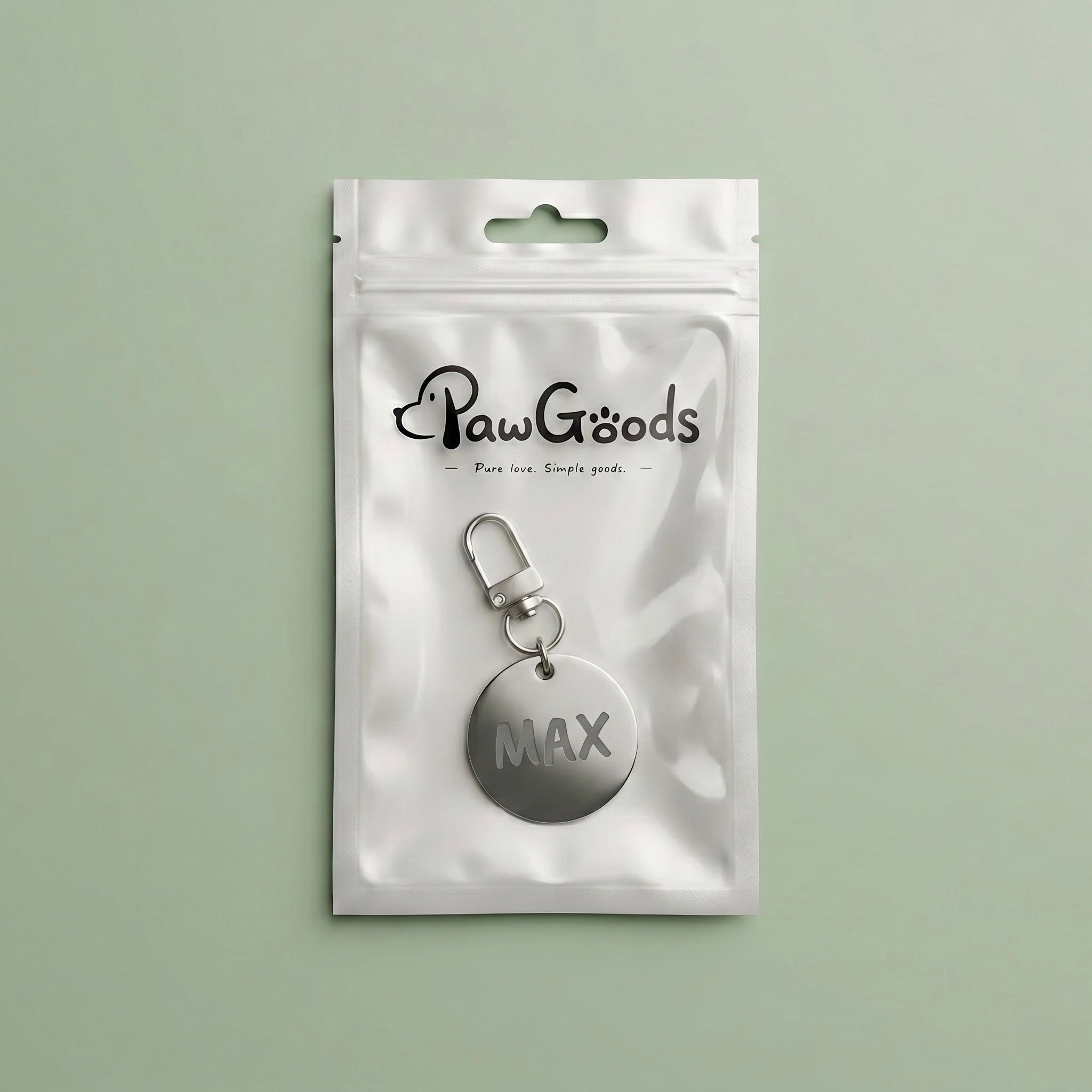 Custom Engraved Stainless Steel Pet ID Tag